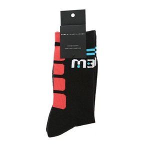 MARC  by Marc Jacobs SHORT ATHLETIC Black CREW SOCKS